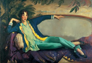 Robert Henri's portrait of Gertrude Vanderbilt Whitney, founder of the Whitney Museum