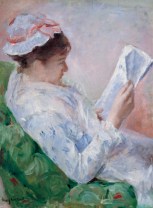 Mary Cassatt, "Lydia Reading the Morning Paper"