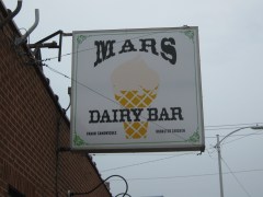 We stopped here to get out of the rain.