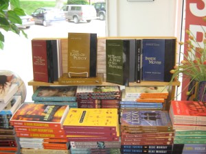 A display at the Bookworm.