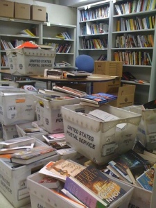 Perhaps book page editors all review the same books because their offices look like this!