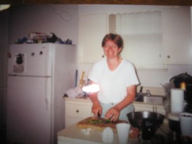 Ms. Mirabile: "I am Kale." (snap courtesy of family member,  c. 2000)