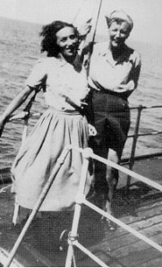 Mary Renault (right) and partner Julie Mullard