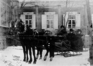 I needed my horse and sleigh.