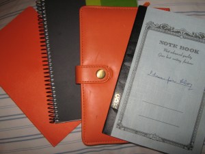 One of these notebooks will go to London.