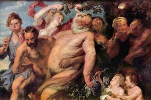 Drunken Silenus Supported by Satyrs, Anthony Van Dyck, c. 1620