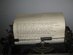 Ruth's father's typewriter