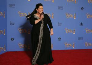 Melissa McCarthy at the Golden Globes Awards
