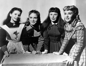 The 1949 Little Women:  Margaret O'Brien, Janet Leigh, June Allyson, & Elizabeth Taylor