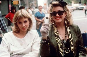 Desperately Seeking Susan, a slightly subversive women's starring Rosanna Arquette and Madonna.