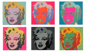 Andy Warhol's portraits of Marilyn Monroe