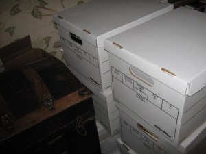 My extraordinary collection of boxes.