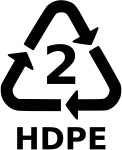 hdpe Plastic Resin Code - 2 HDPE_png