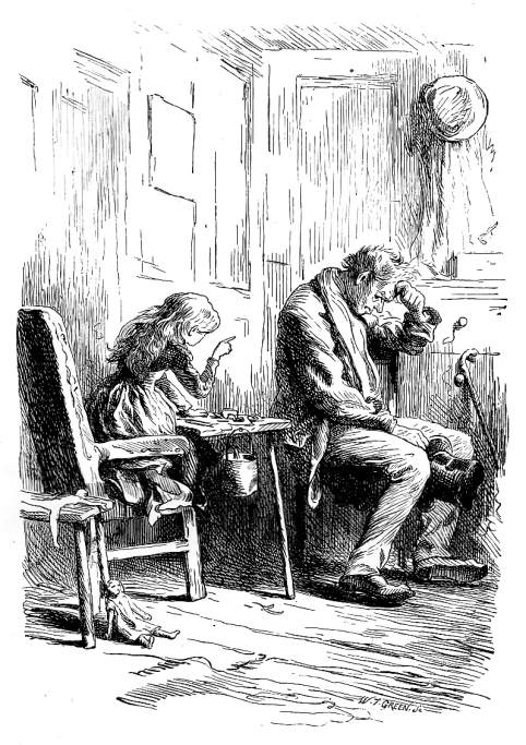 Jenny Wren and her alcoholic father.