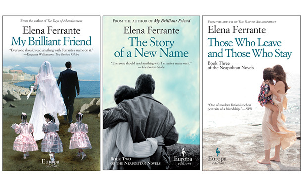 pic of first three books of neapolitan novels ferrante