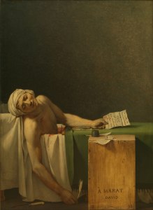 "The Death of Marat" by Jacques-Louis David