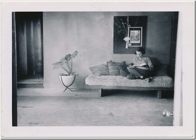 retro reading WomanReading