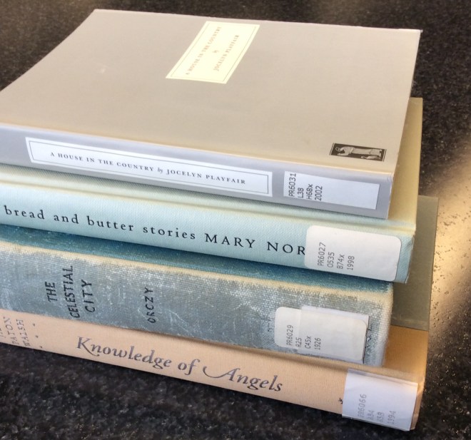 My stack from the library!