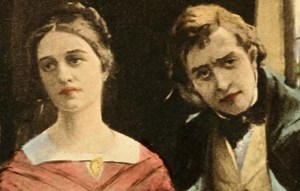 Illustration of Dorothea and Will Ladislaw, publishe by the Jenson Society in 1910.